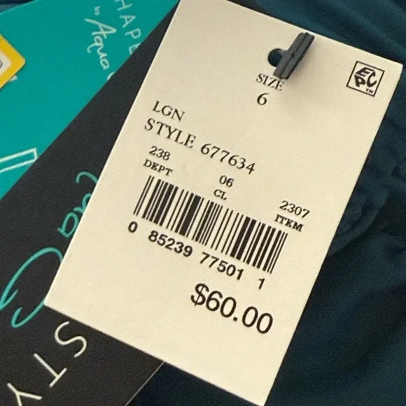 Teal Ruched One-Piece Swimsuit - Women Swim - Picture 4 of 4